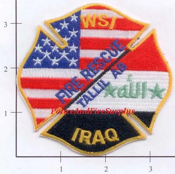 Iraq - Talil Air Base Fire Rescue Patch 1