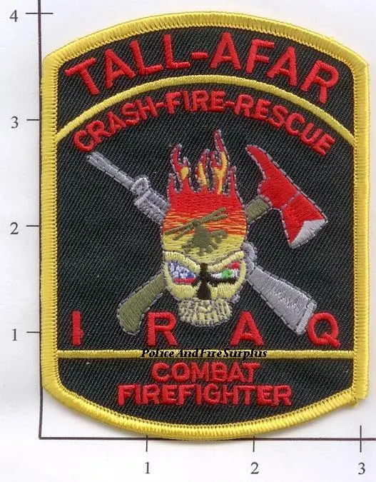 Iraq - Tall-Afar Cfr Combat Firefighter Fire Dept Patch 1
