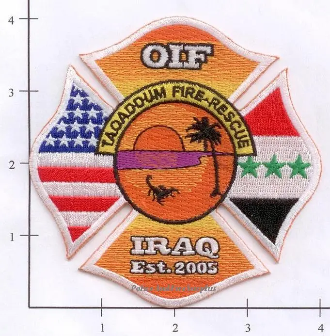 Iraq - Taqaddum Fire Rescue Patch 1