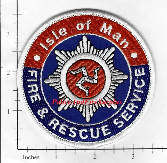Isle Of Man - Isle Of Man Fire & Rescue Services Patch 1