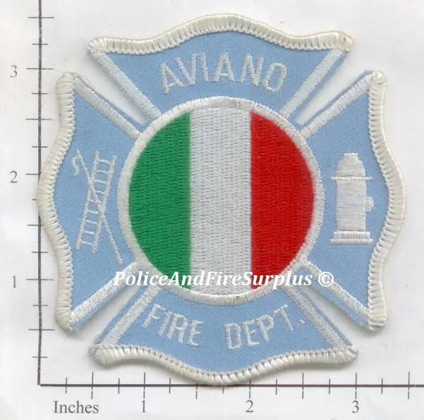 Italy - Aviano Air Force Base Fire Rescue Fire Dept Patch V1 1
