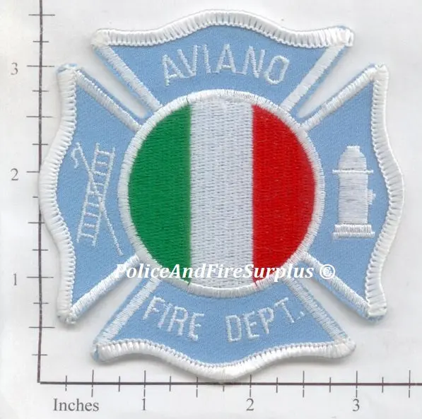 Italy - Aviano Air Force Base Fire Rescue Fire Dept Patch V2 1
