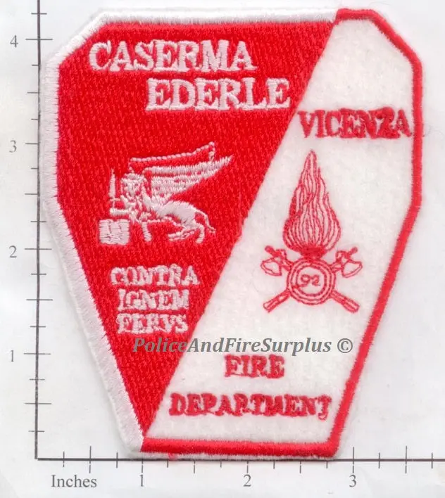 Italy - Caserma Ederle Fire Dept, Vincenza Fire Dept Patch V2 1