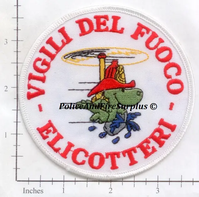 Italy - Elicotteri Vigili Del Fuoco Fire Brigade Patch 1