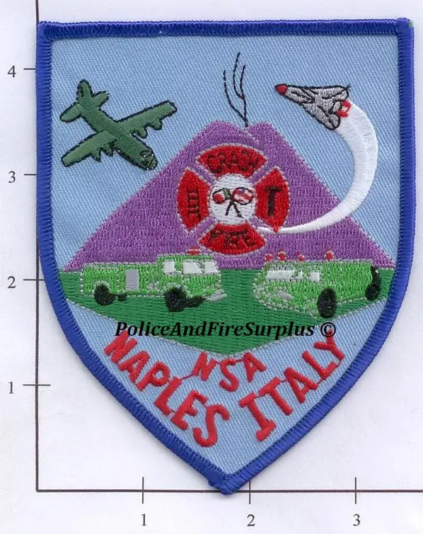 Italy - Naples Naval Support Activity Crash Fire Dept Patch V1 1