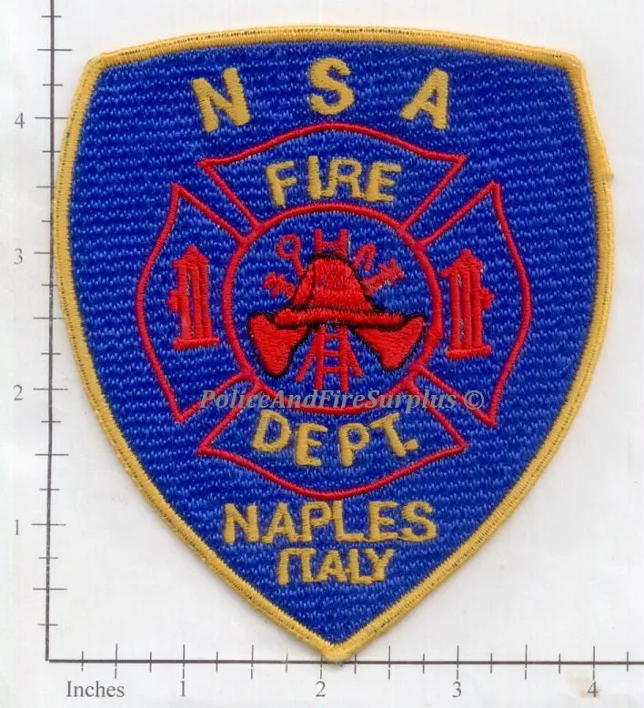 Italy - Naples Naval Support Activity Fire Dept Patch V1 1