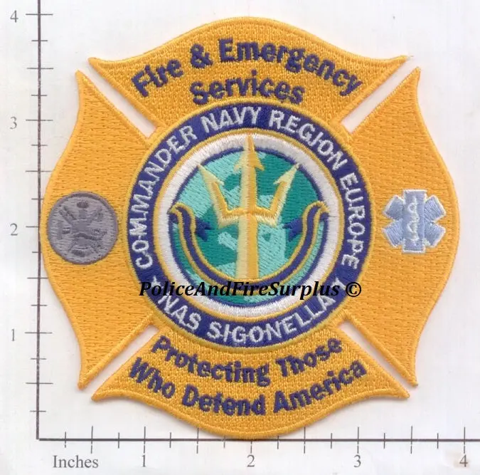 Italy - Sigonella Naval Air Support Fire And Emergency Services Patch 1