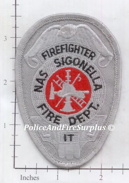 Italy - Sigonella Naval Air Support Firefighter Patch V1 1