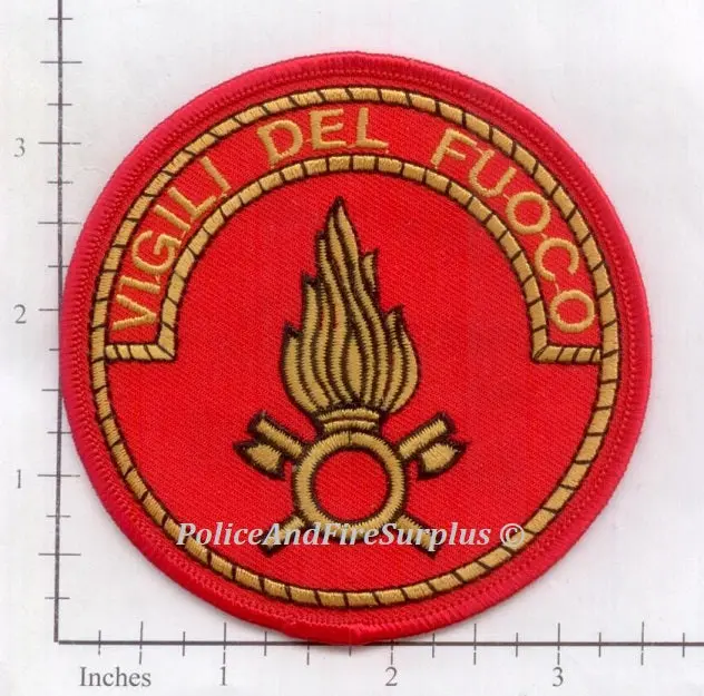 Italy - Vigili Del Fuoco Fire Dept Patch V2 1