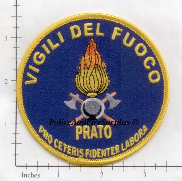 Italy - Vigili Del Fuoco Prato Fire Dept Patch V2 1