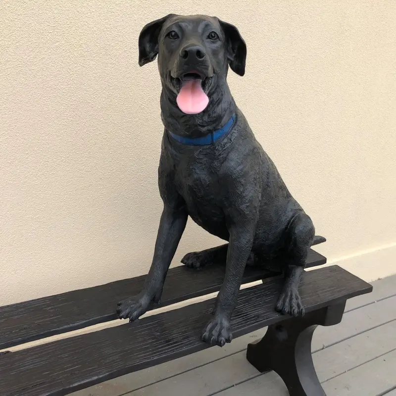 Jack Labrador Dog Statue 1