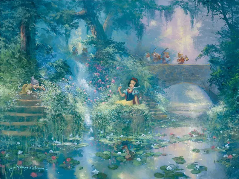 James Coleman – Picking Flowers – Snow White 1