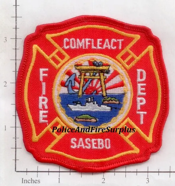Japan - Sasedo Comfleact Commander Fleet Activities Fire Dept Patch 1