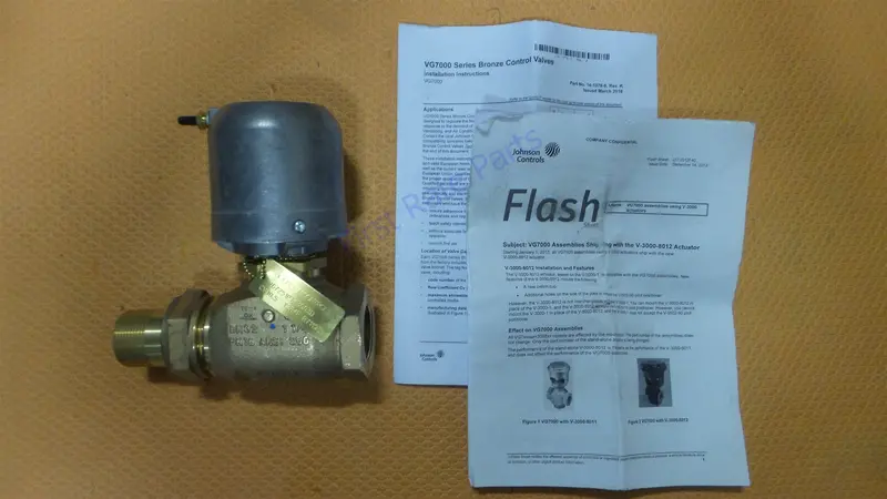 Johnson Controls Vg7251pt+3003D Globe Valve Actuator Vg7251pt3003d 1