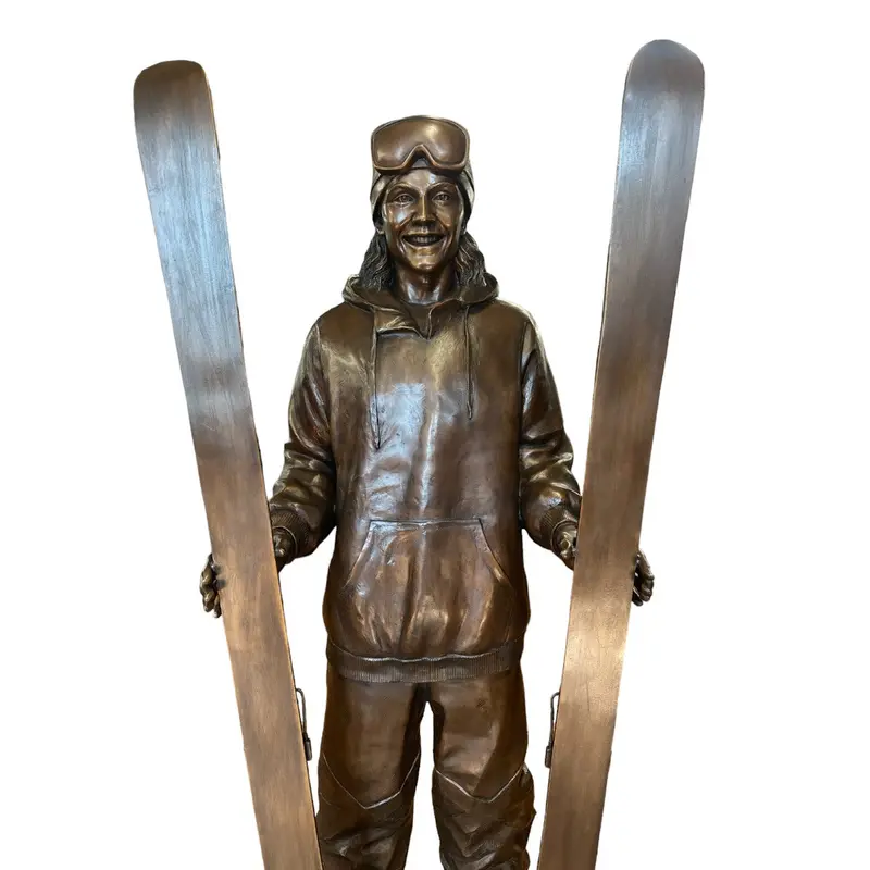 Justin Ott Custom Ski Statue 2