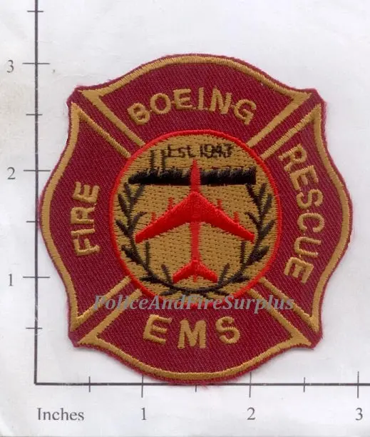 Kansas - Boeing Fire Rescue Ems Patch 1