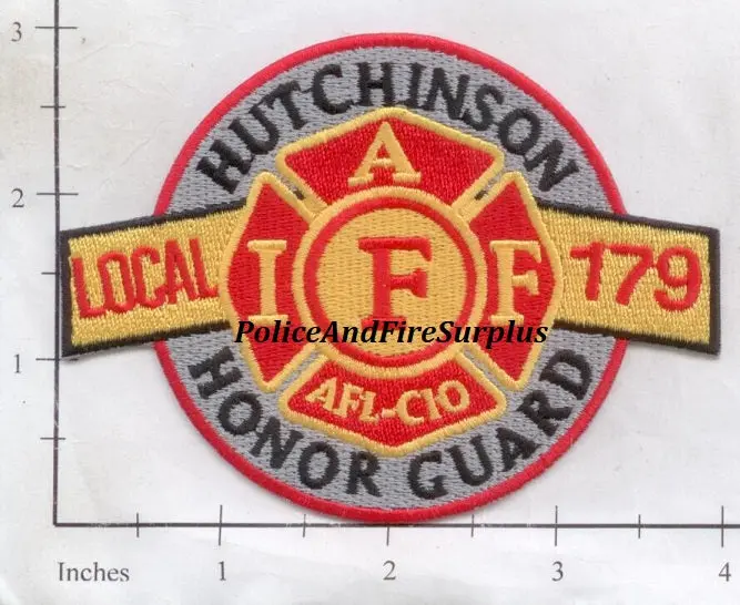 Kansas - Hutchinson Fire Dept Honor Guard Patch 1