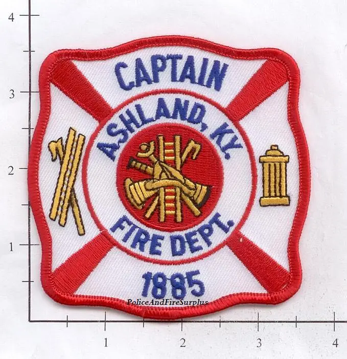 Kentucky - Ashland Fire Dept Captain Patch 1