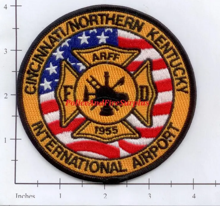 Kentucky - Cincinnati Northern Kentucky International Airport Arff Fire Dept Patch 1