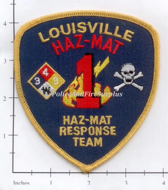 Kentucky - Louisville Haz Mat Response Team Fire Dept Patch 1