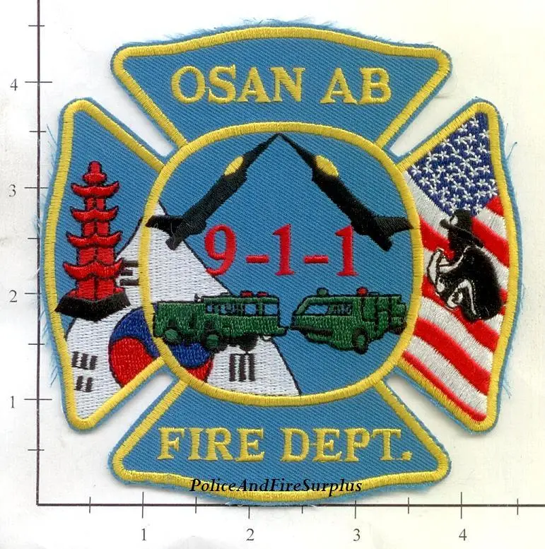 Korea - Osan Air Base Fire Dept Patch 1