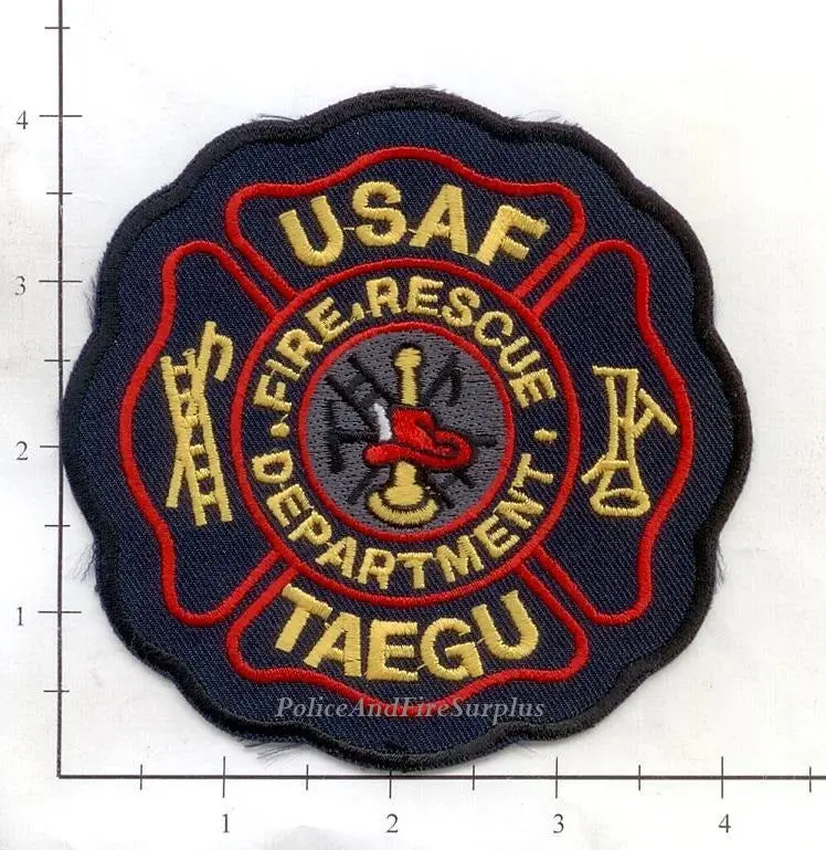 Korea - Taegu Usaf Fire Rescue Patch 1