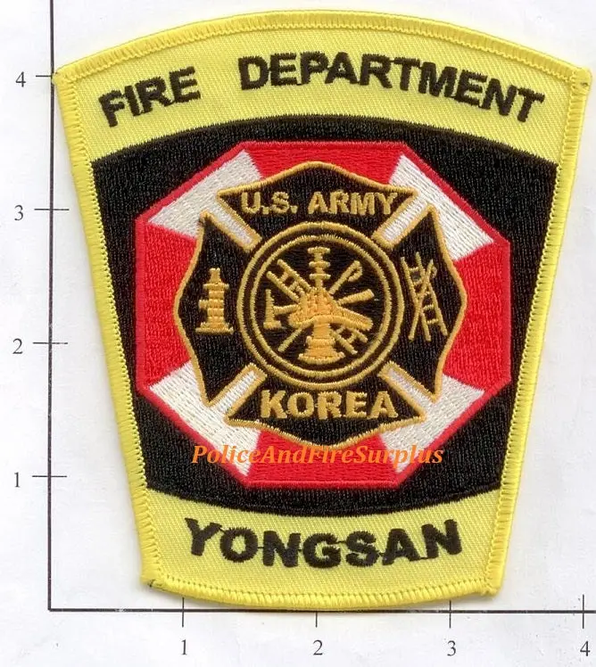 Korea - Yongsan Us Army Fire Dept Patch V1 1