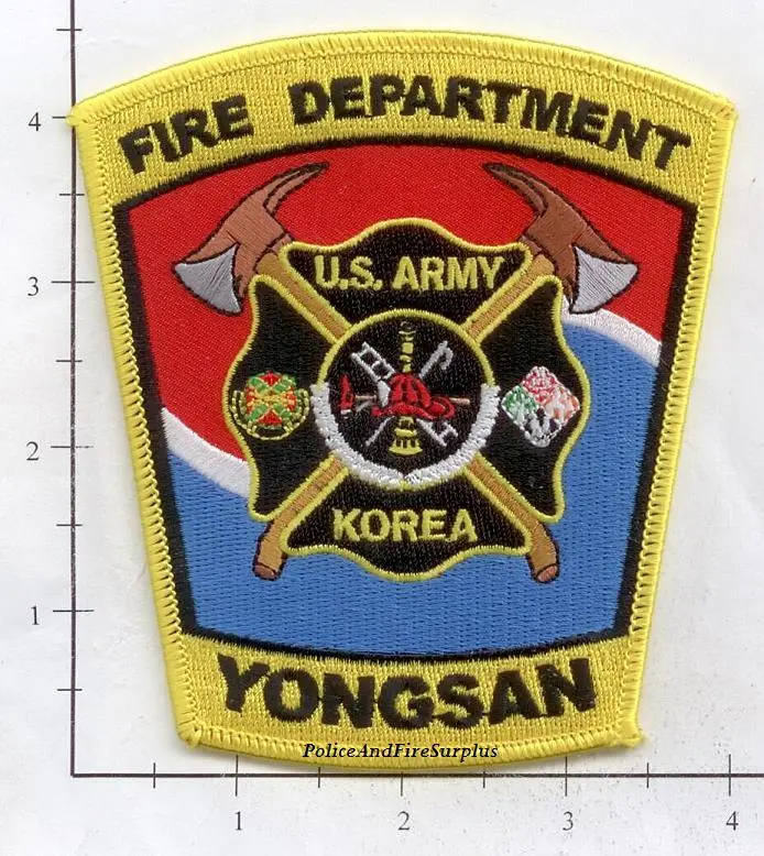 Korea - Yongsan Us Army Fire Dept Patch V2 1