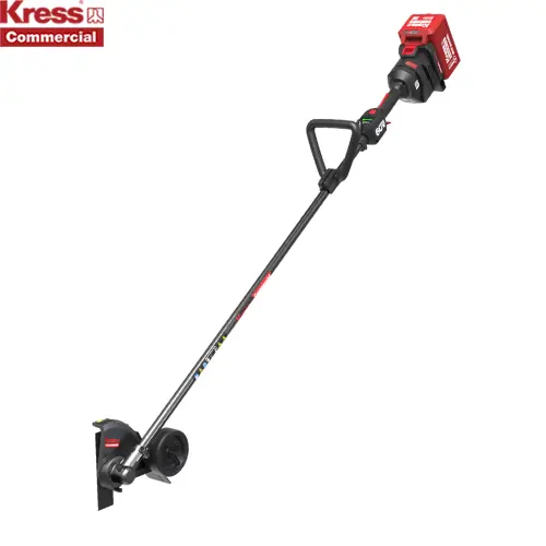 Kress Comm Kc150.9 60V Edger - Delivers Precision With Its Height-Adjustable Guide Wheel. 1