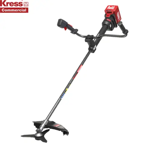 Kress Comm Kc170.9 60V Brush Cutter (Rear Motor) - Delivering A Robust 1.5 Kw Of Power Rivaling A 35 Cc Gas Engine. 1