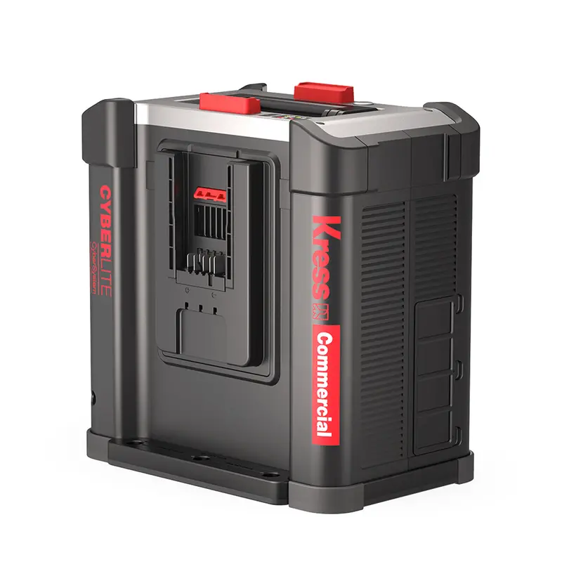 Kress Kac844 Cyberlite 60V Dc Charger - High-Speed, Dual-Port Dc Charger For Kress 60V Batteries 1