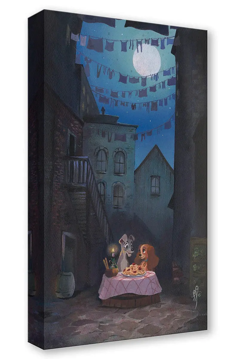 Lady And The Tramp Bella Notte - Treasure On Canvas 1