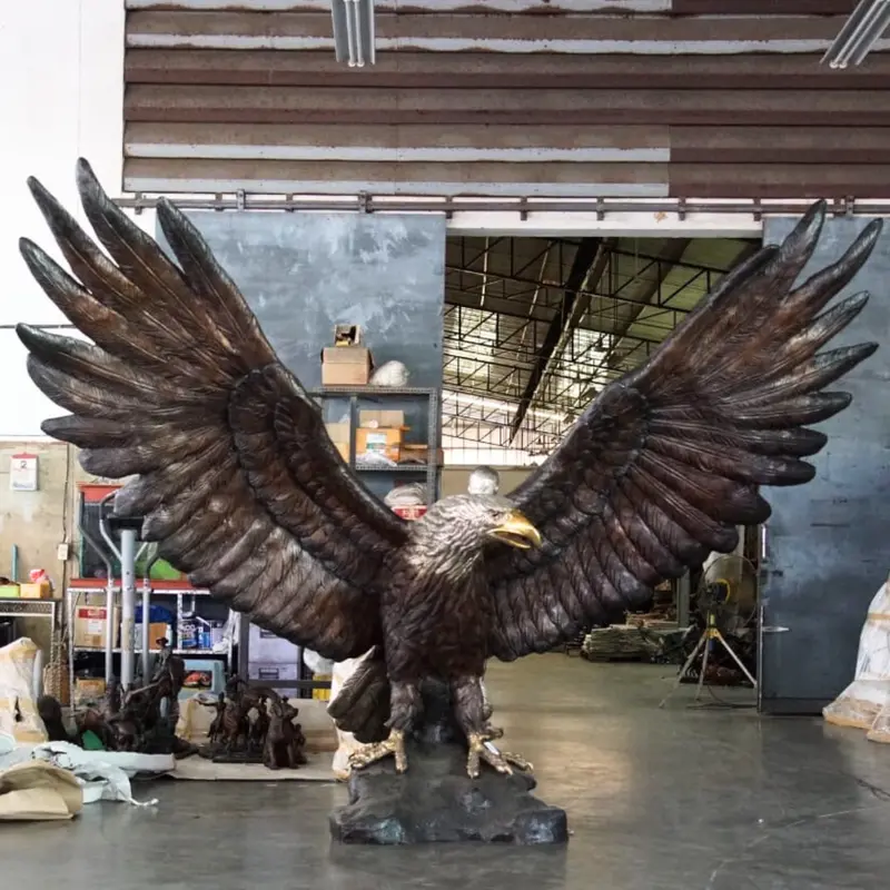 Large Bronze Freedom Eagle 1