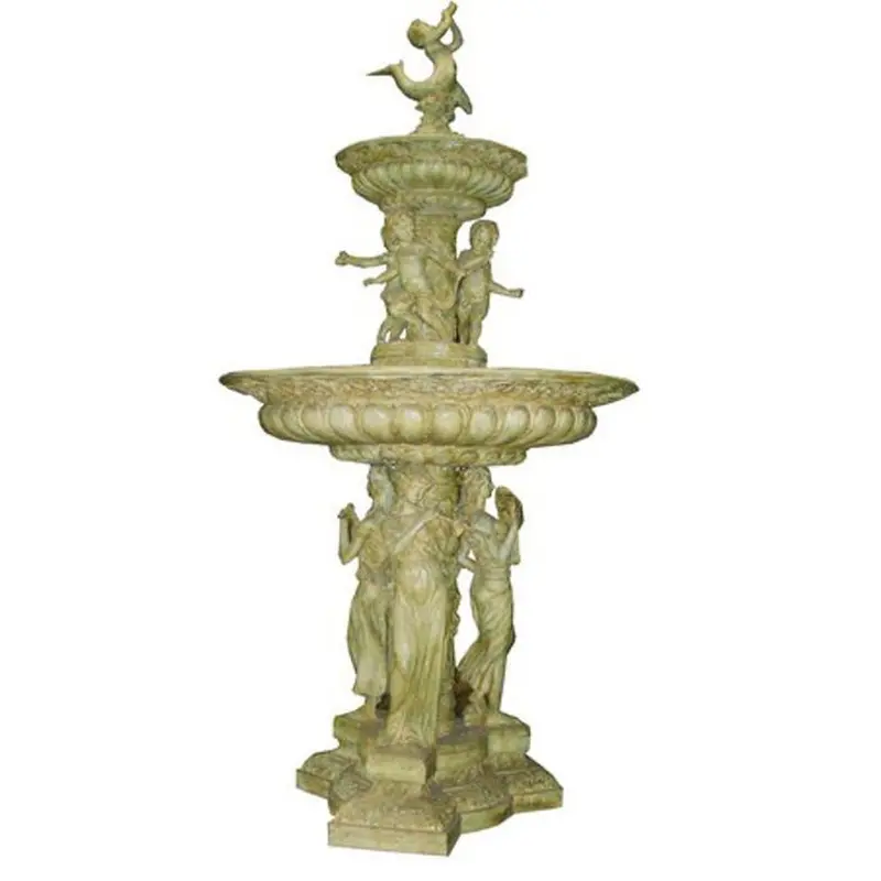 Large Cherub & Graces Fountain 1