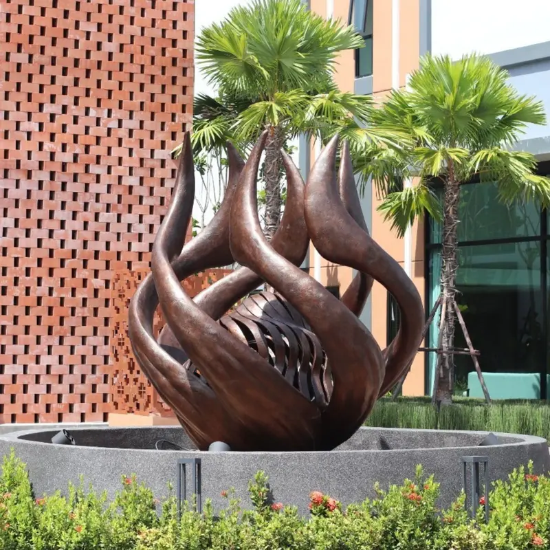Large Eternal Flame Statue 1
