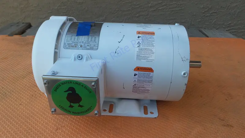 Leeson 119478.00 Washdown Motor Washguard 1Hp 230V 460V 3Ph 1170 Rpm 2