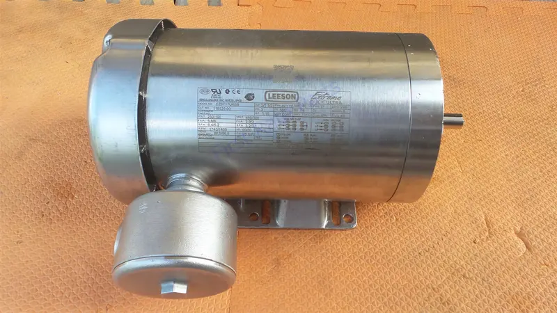 Leeson 119529.00 Washdown Motor Cz6t17uk6b Stainless Steel 2Hp 230V 1