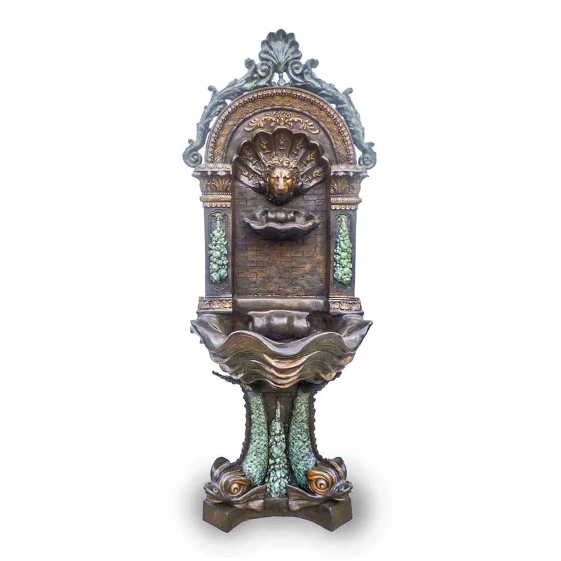Lion Head & Seashell Fountain 1