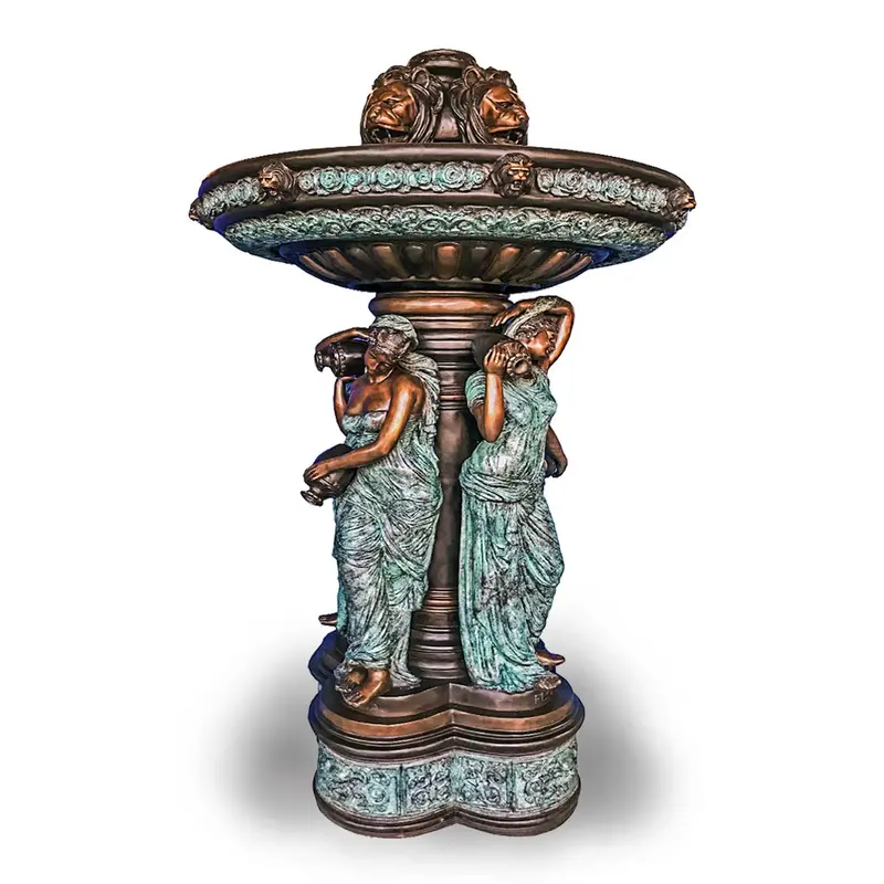 Lions & Maidens Spring Fountain 1