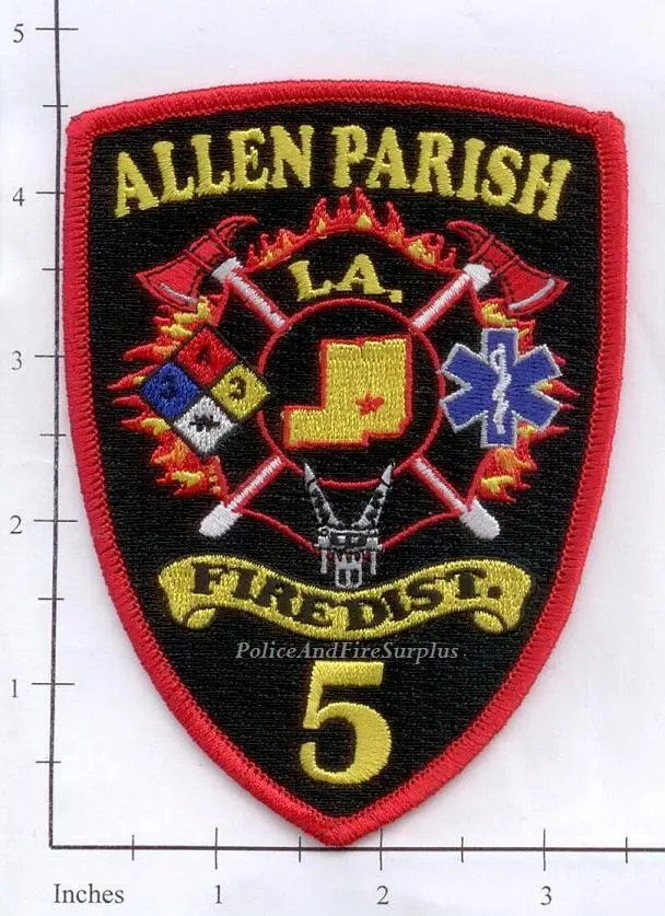 Louisiana - Allen Parish Fire District 5 Patch 1