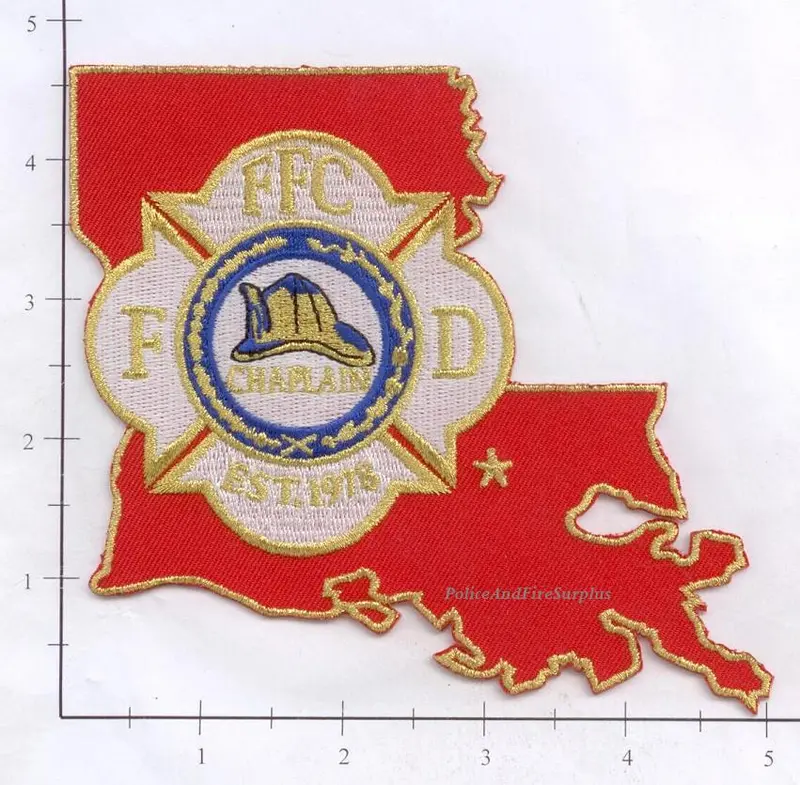 Louisiana - Fire Chaplains Fire Dept Patch V1 1