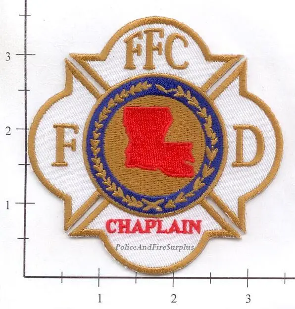 Louisiana - Fire Chaplains Fire Dept Patch V2 1