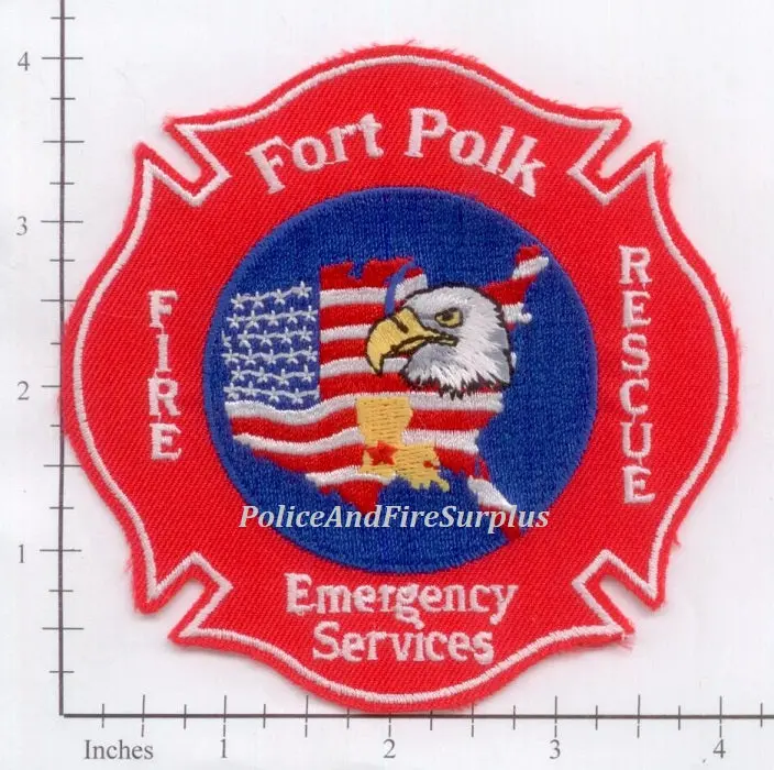 Louisiana - Fort Polk Des Fire Rescue Fire Dept Patch V2 1