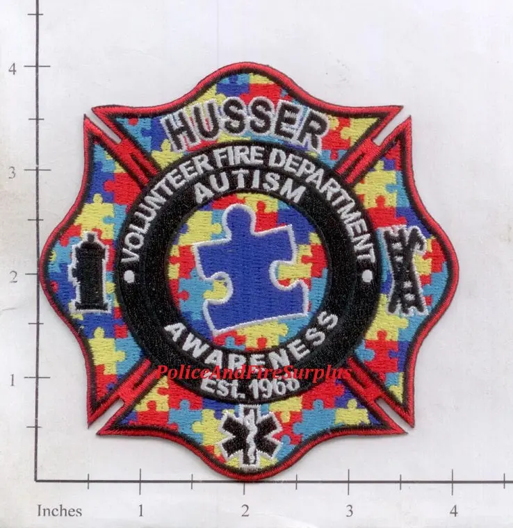 Louisiana - Husser Volunteer Fire Dept Patch 1
