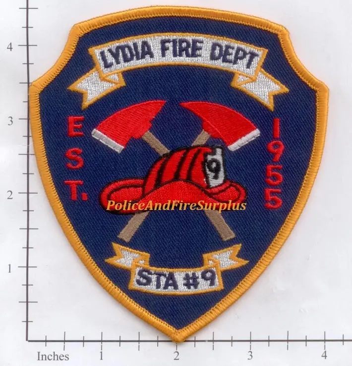 Louisiana - Lydia Station 9 Fire Dept Patch 1