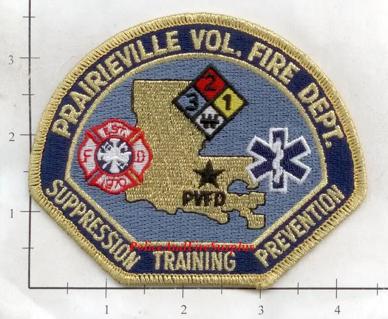 Louisiana - Prairieville Volunteer Fire Dept Patch 1