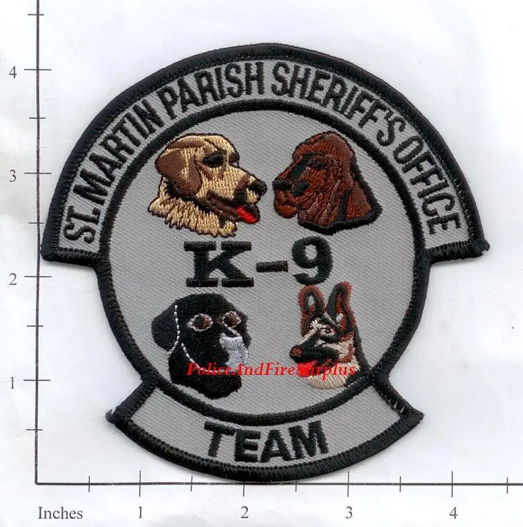 Louisiana - St Martin Parish Sheriffs Office K-9 Police Dept Patch 1
