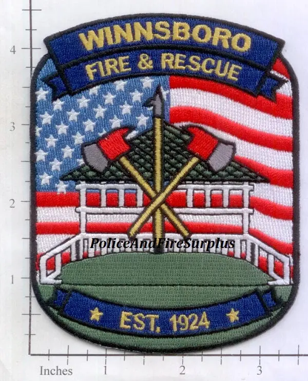 Louisiana - Winnsboro Fire & Rescue Patch 1
