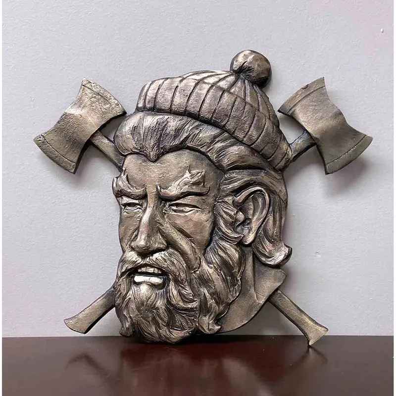 Lumberjack Face Plaque 1