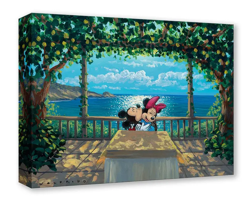 Lunch Under The Lemon Trees - Treasure On Canvas 1